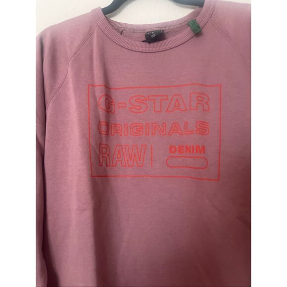 G-Star RAW Women's Raw. Logo Crew Neck Sweatshirt NEW NWT - Picture 5 of 7